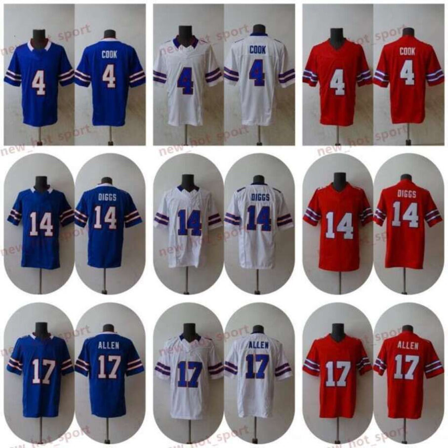 4 Maglie Da Calcio James Cook 14 Stefon Diggs 17 Josh Allen 0 Keon Coleman 3 Damar Hamlin 10 Khalil Shakir 27 Tre'davious White 44 Joe Andreessen Wh-image