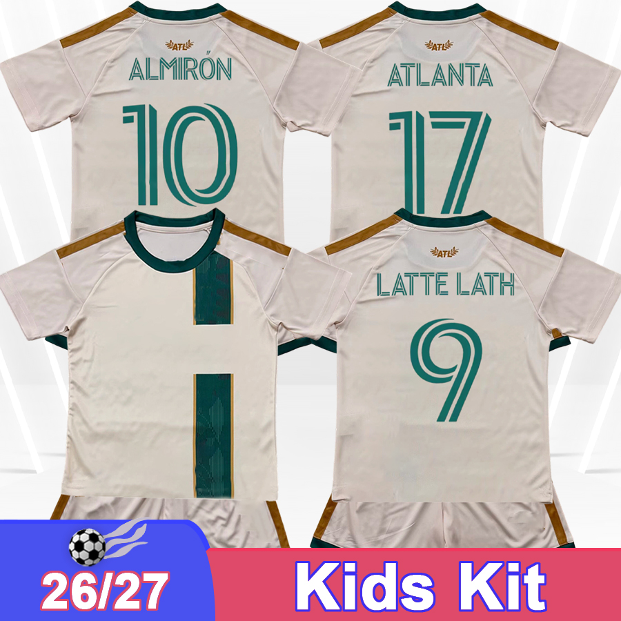 26 27 Morales Kit Per Bambini Maglie Da Calcio Alzate Mihaj Muyumba Latte Lath Saba Almiron Sanchez Miranchuk Maglie Da Calcio Da Trasferta-image