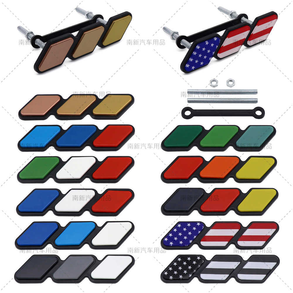 Adatto Per Toyota Tundra Griglia Emblema Tacoma Griglia Emblema Griglia Tri-Color Emblema Modifica Tundra Adesivo L26917-image