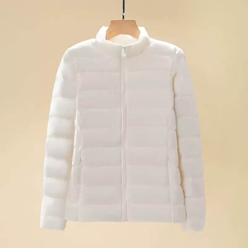Quality Mens Parka Winter Jacket Men Cotton Padded Puffer Jackets Men Fashion Top Zipper Up Solid Color Outerwear Coats 90% down content Waterproof an - view 8