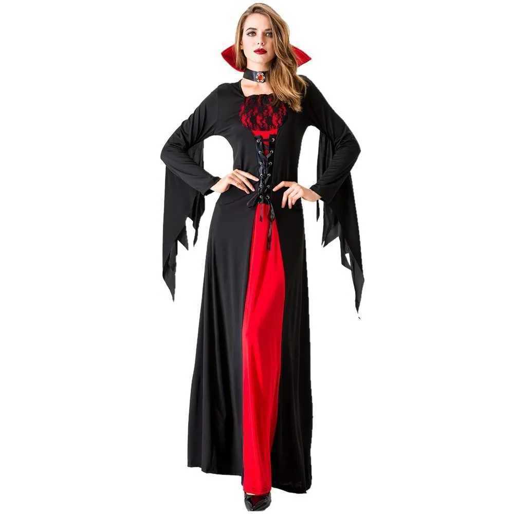 Vampire Zawaland Come Women Halloween Witch Comes Cosplay Party Fancy Dress Court Dress S2609180RSD-image