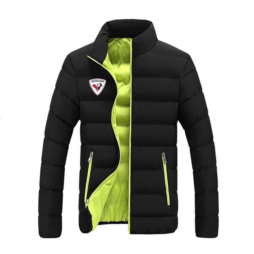 Pelle Sintetica Da Uomo Ressignol Giacca Da Parka Invernale Spessa E Calda Da Uomo Abbigliamento Casual Da Uomo Cappotto Con Colletto Alla Coreana T-image