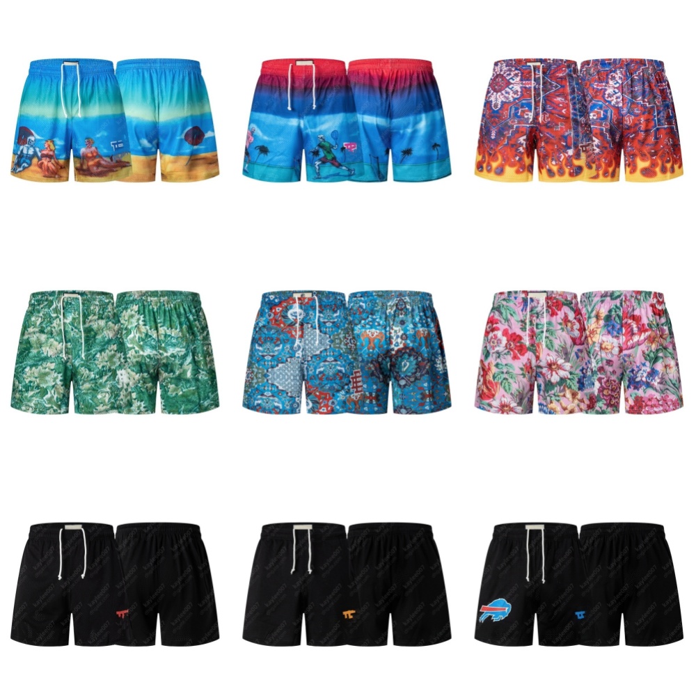 Pantaloncini Firmati Da Uomo Estate Mare Spiaggia Rete Metallica Donne Di Alta Qualità Pantaloncini Da Bagno Tendenza Moda Ventilare Pantaloni Sport-image