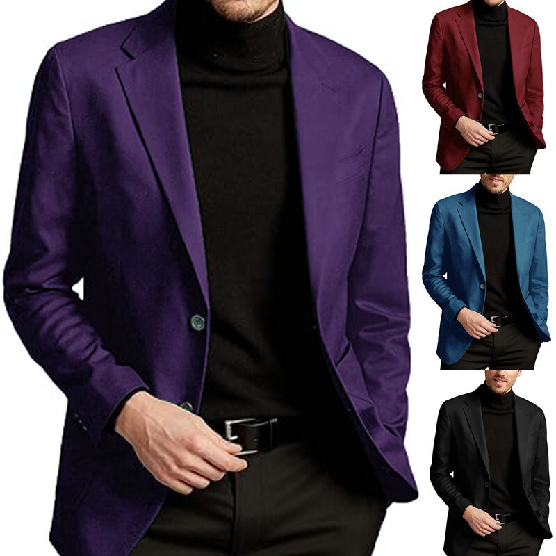 Versione Europea Vendita Calda Nuovo Cardigan Da Uomo Casual Giacca Taglie Forti Desideri Abbigliamento Formale Giapponese E Coreano-image