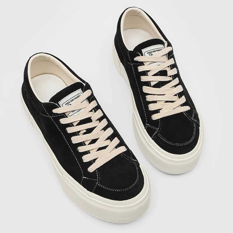 Scarpe Scarpe Da Passeggio Da Uomo In Vera Pelle Casual Stile Britannico Fi Design Fatto A Mano Cfy Pelle Casual Guida All'aperto Vcanize Flatsw2609-image