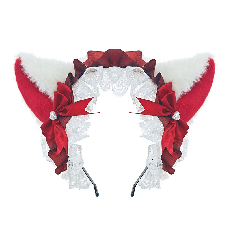 Stage Wear Lolita Bowknot Lace Headband Cosplay Prop for at - view 5