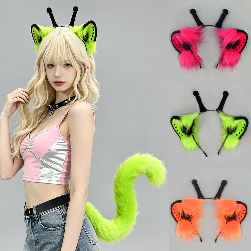 Internet famous animal ears and tail set anime convention c
