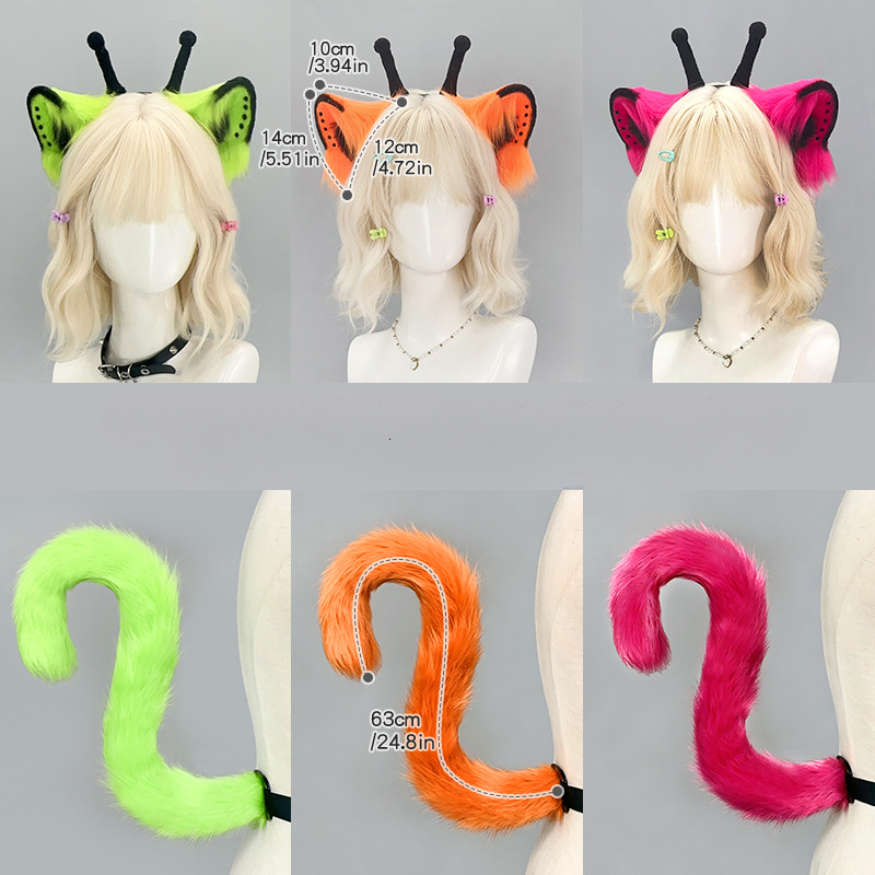Internet famous animal ears and tail set anime convention c - view 3