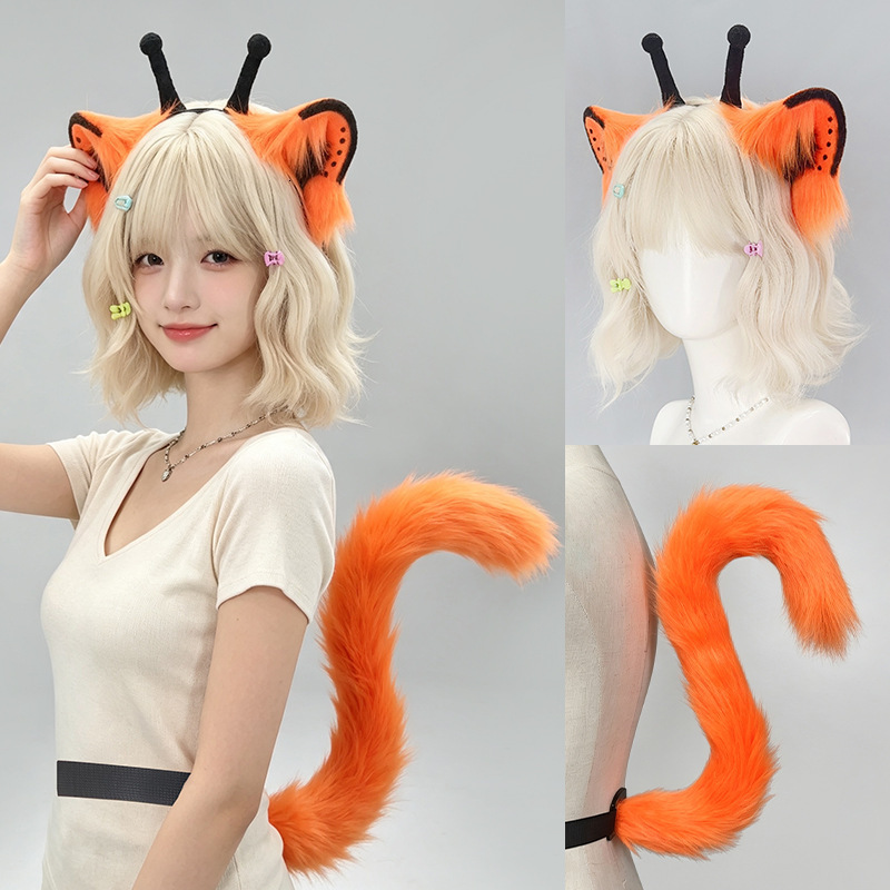 Internet famous animal ears and tail set anime convention c - view 4