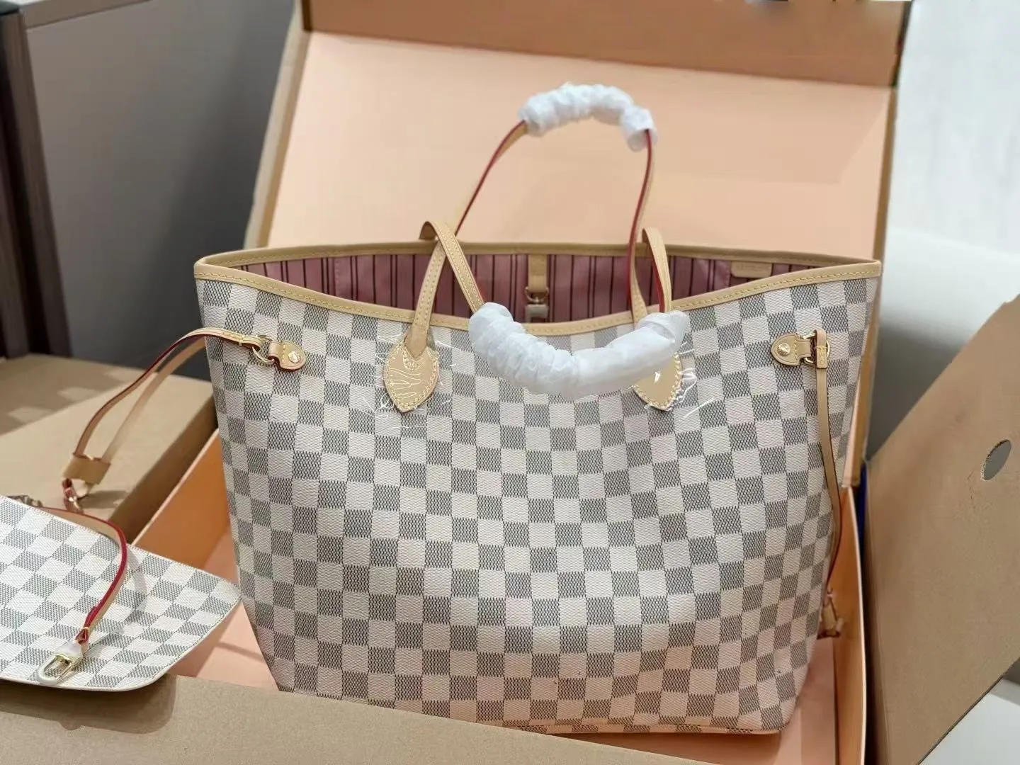 M40156/ Borsa Di Design Di Lusso Da Donna A Tracolla Borsa A Fiori Marrone Borse A Tracolla Pochette Composita Borsa Tote Portamonete Borsa Zaino Po-image