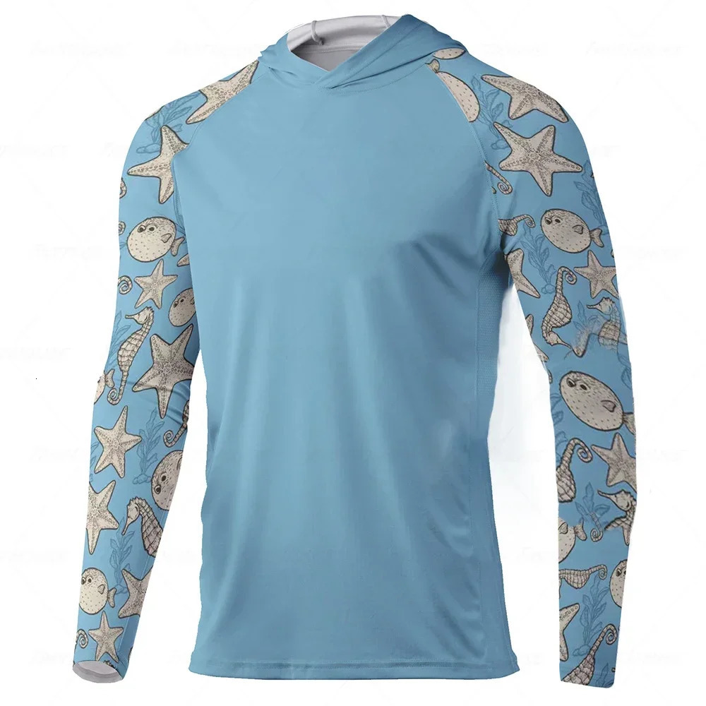 s5xl Summer Autumn Winter QuickDrying Long sleeved Breathable AntiUV Sun Protection Clothes Mens hoodie Fishing Clothing 260922