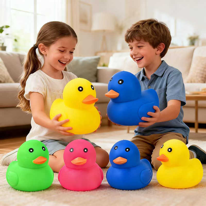 Rising Jumbo Duck Squishy Slow Stress Relief Toy Cute Yellow Duck Squeeze Toy Soft Kawaii Anti Stress Gift L260812 - view 4