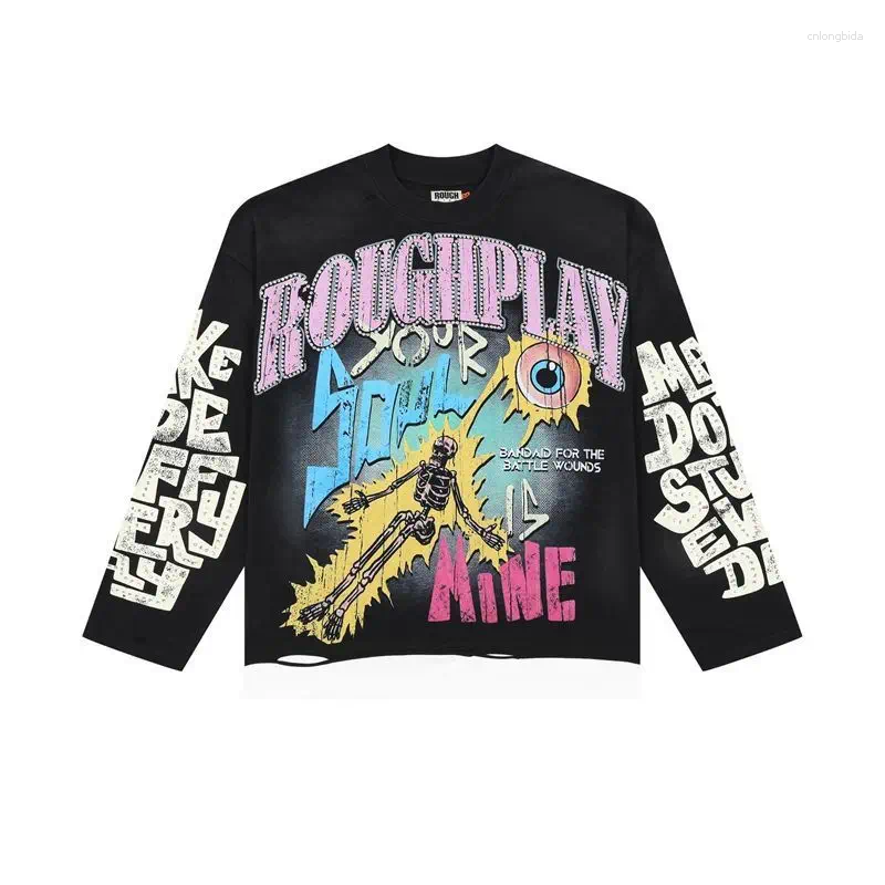 Roughplay American Cotton Retro Style Long Sleeve Men Women - view 7