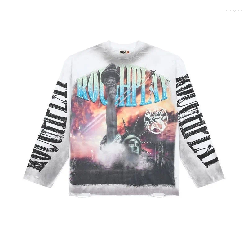 Roughplay American Cotton Retro Style Long Sleeve Men Women - view 4