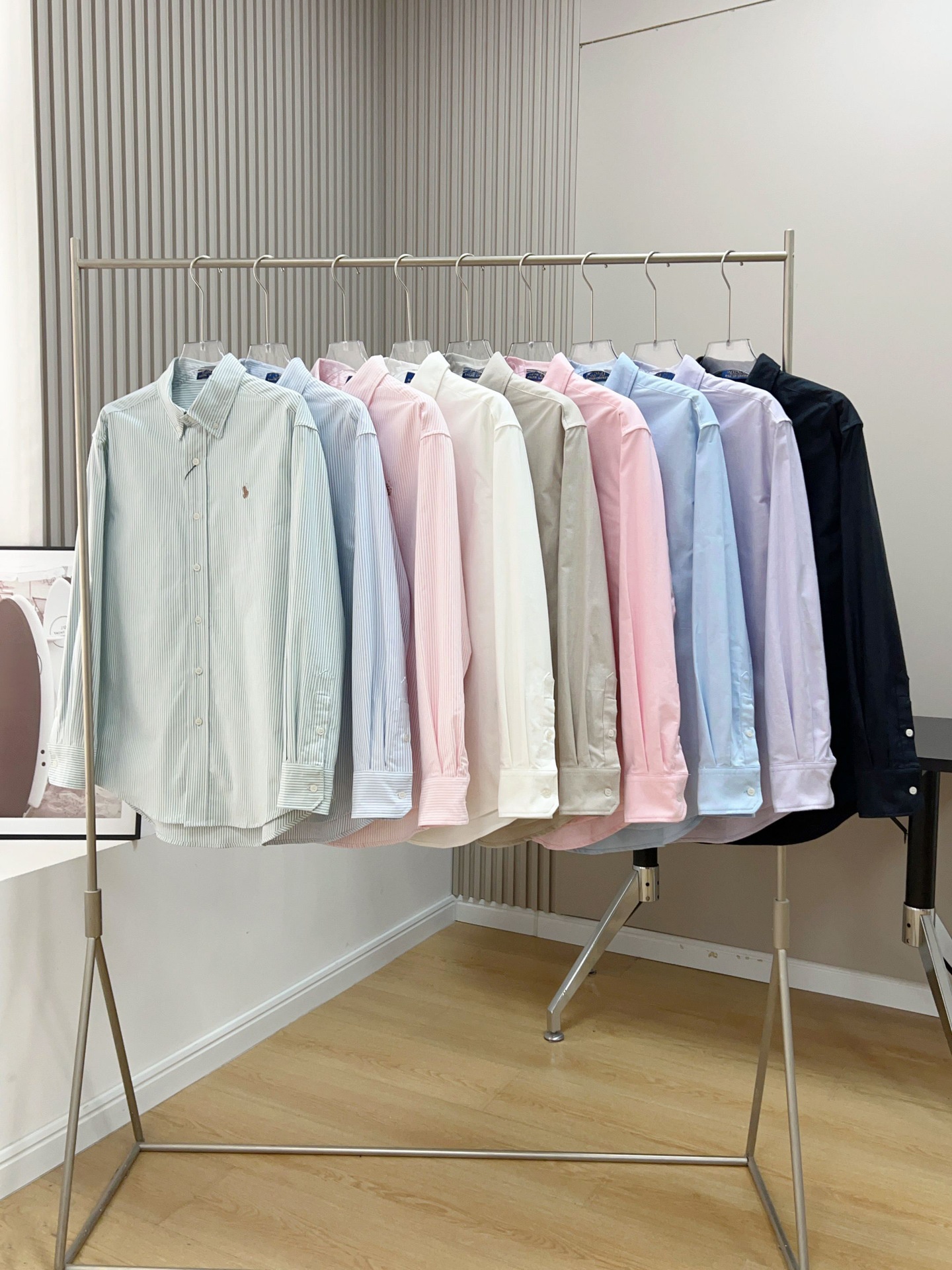 Camicia Da Donna In Cotone Oxford Ricamato Camicia Classica A Maniche Lunghe Primaverile Casual Ampia E Aderente-image