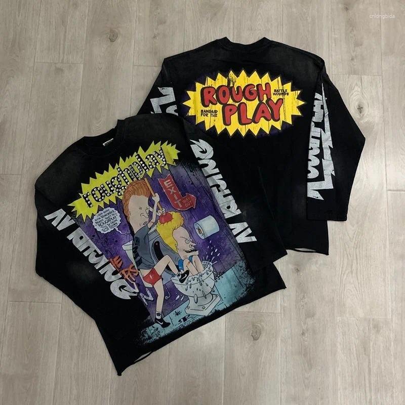 Roughplay American Cotton Retro Style Long Sleeve Men Women - view 8