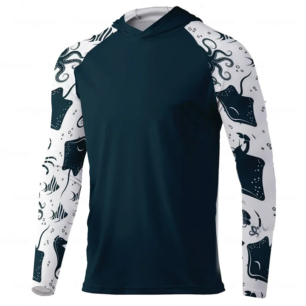 s5xl Summer Autumn Winter QuickDrying Long sleeved Breathable AntiUV Sun Protection Clothes Mens hoodie Fishing Clothing 260922 - view 3