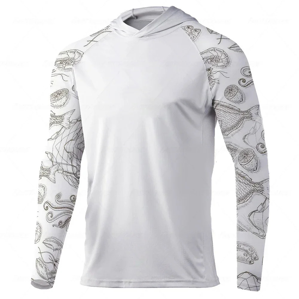 s5xl Summer Autumn Winter QuickDrying Long sleeved Breathable AntiUV Sun Protection Clothes Mens hoodie Fishing Clothing 260922 - view 4