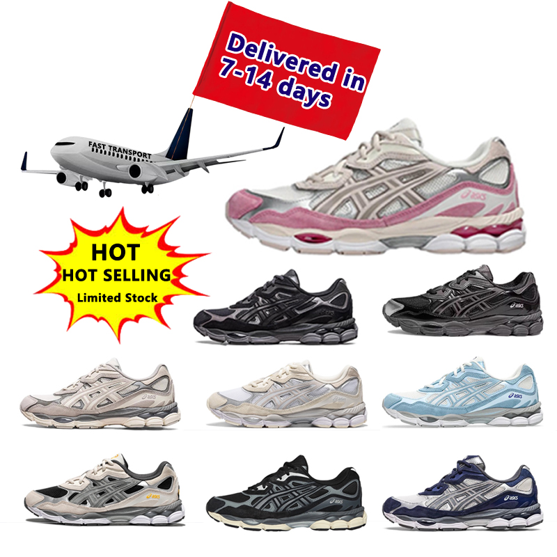 Asics GEL NYC Unisex Sports Sneakers Lightweight Trendy Minimalist Solid Color Retro Fashion Unique Design Casual Shoes Commute Street Outdoor Running
