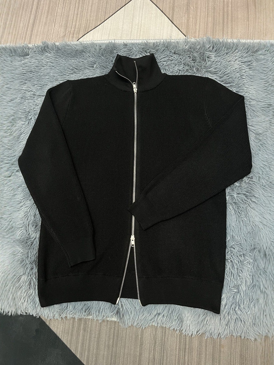Men's Sweaters Autumn Winter Men Loose Casual Knit Sweater Zipper Semi High Neck Long Sleeve Cardigan Lazy Comfortable Warm Fashion Top Size S-2X - view 5