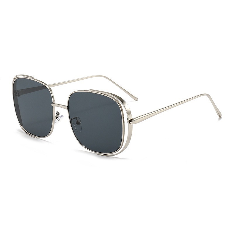Luxury Fashion Designer Sunglasses New Cross-Border With UV Protection, Hollow-Out Frame, Large Frame To Enhance Facial Features, Fashionable Internet - view 4