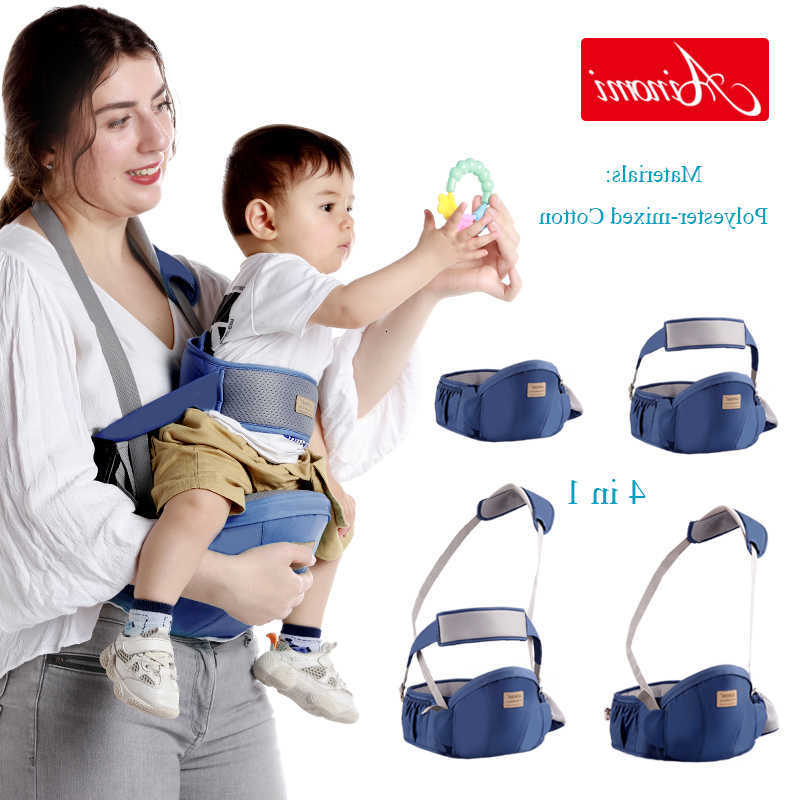 Slings Backpacks Carriers Baby Carrier New Born Slings Infant Backpack Ergonomics Hipseat Waist Stool Seat Kangaroo 4 in 1 Portable 0-3 Years for Trav