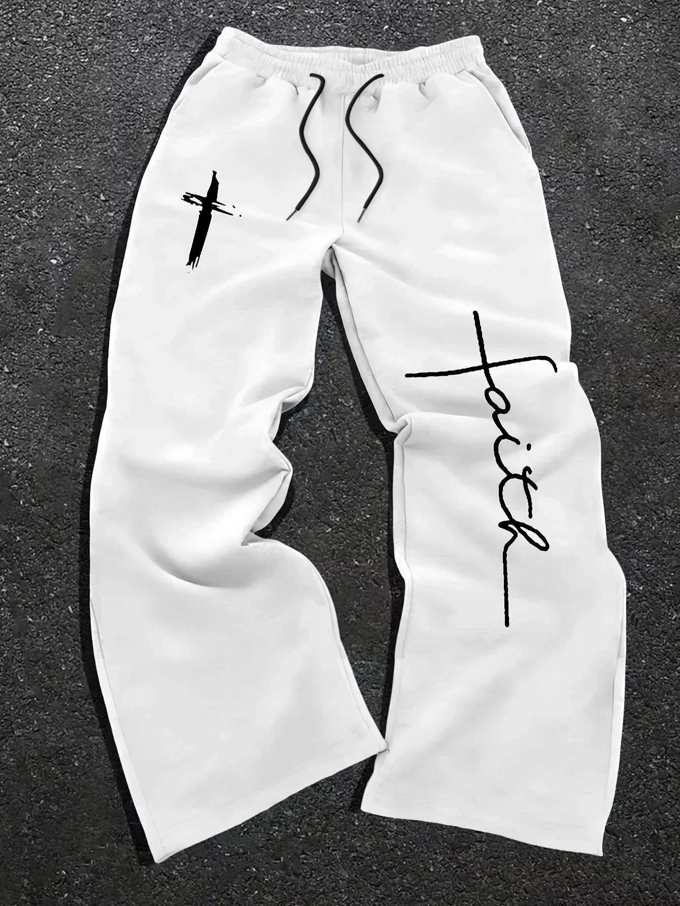 Men's Pants 2026 European and American men's casual sports pants jogging training pants men's gym pants daily straight pants D260924 - view 6
