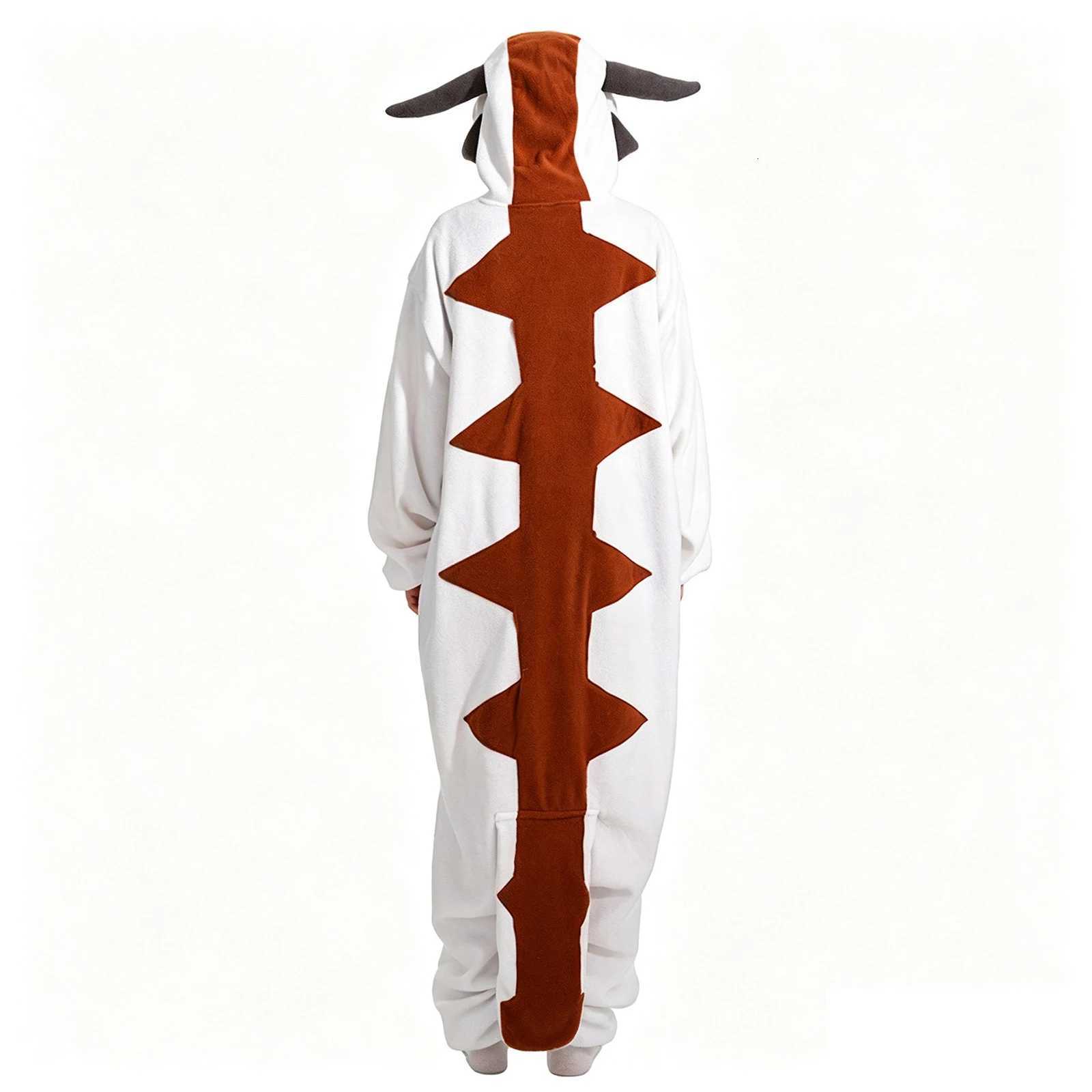 Sleep Lounge Women's Adult Animal Kigurumi Onesie Hooded Fleece Cartoon Animal Pajamas One Piece Jumpsuit Halloween Cosplay Sleepwear Home Lounge - view 6