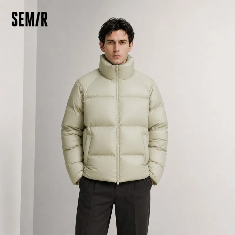 Semir Down Jacket Men 2026 Winter Thickened Short Coat Three-Proof Thermal Puffer Coat Couple Top Trendy Down Jacket 260923