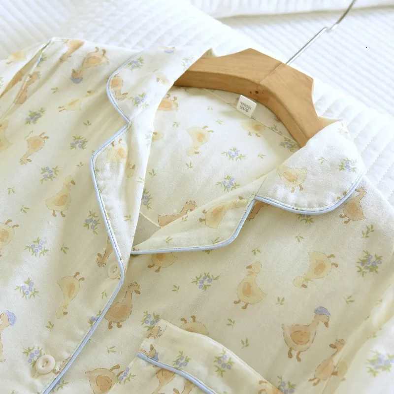 Women's Sleep Lounge 2026 New Japanese Women's Spring and Autumn Pajama Set Cotton Cartoon Long Sleeve Oversized Home Clothes Sleepwear H260 - view 5