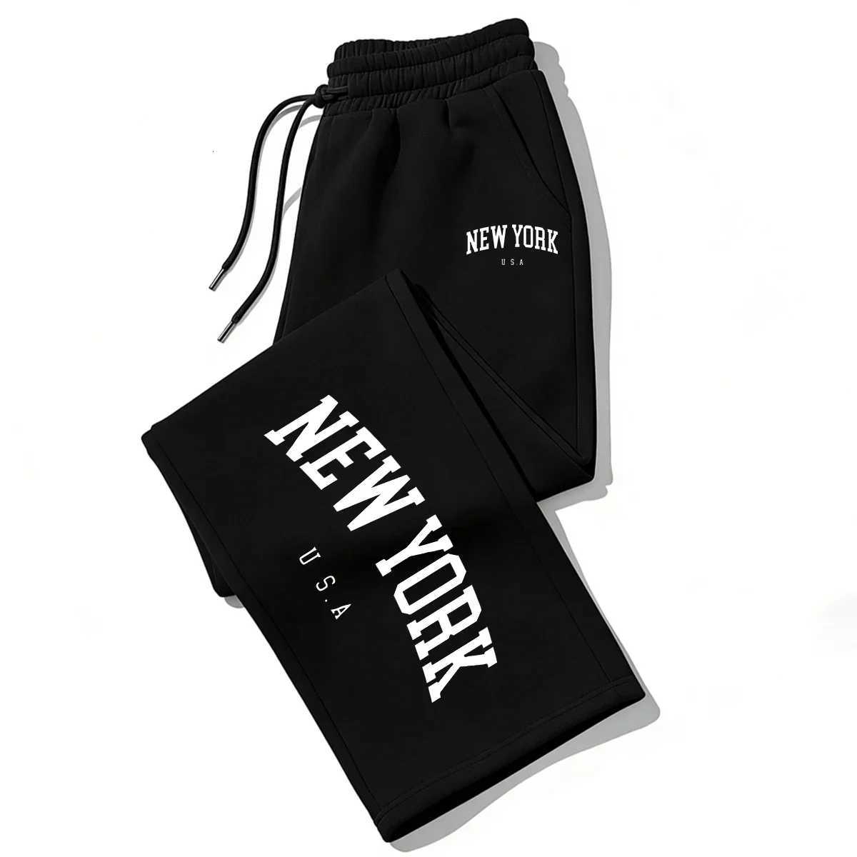 Men's Pants NEW YORK Printed Jogger Pants for Men Women Breathable Sweatpants for Running Casual Wear D260924 - view 3