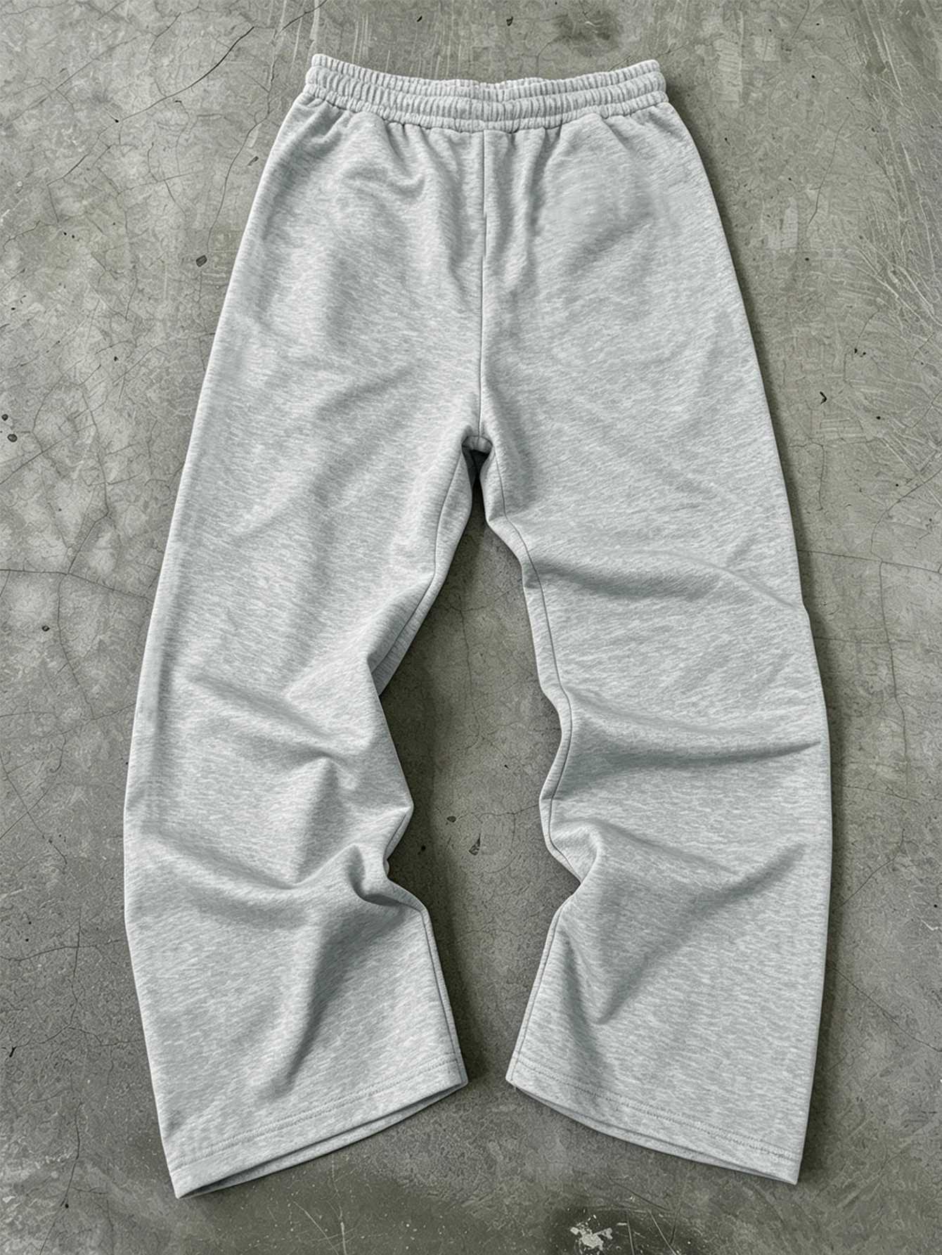 Men's Pants Men Y2K Streetwear Baggy Sweatpants Halftone Dot Nested DoubleStar Diagonal Asymmetrical Print dr1 Loose Wide Leg D260924 - view 6