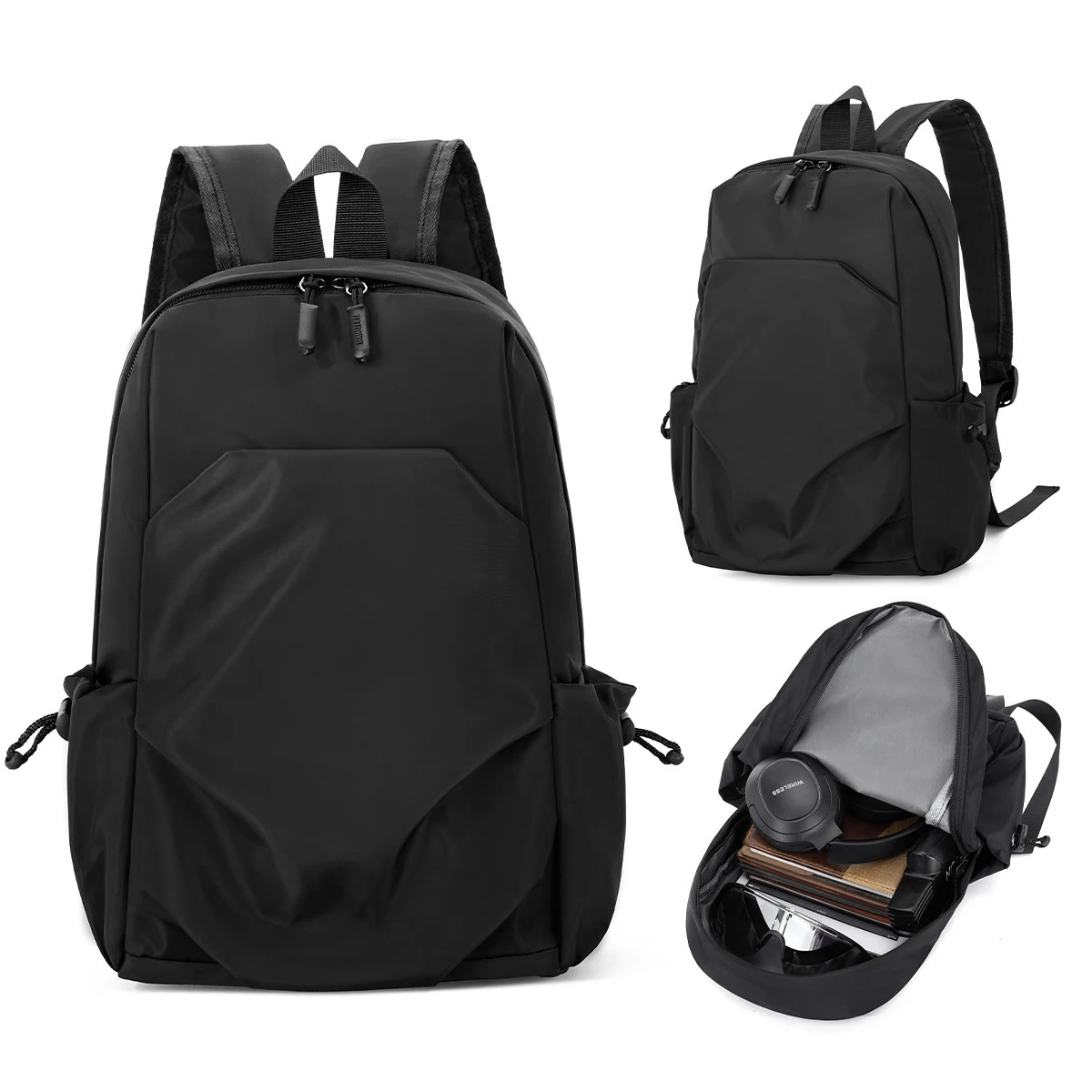 Lightweight Mini Backpack for Men Versatile for Travel Outdoor Hiking Mountaineering Casual Small Backpack Student School Bag Fishing Outings Meetings - view 3