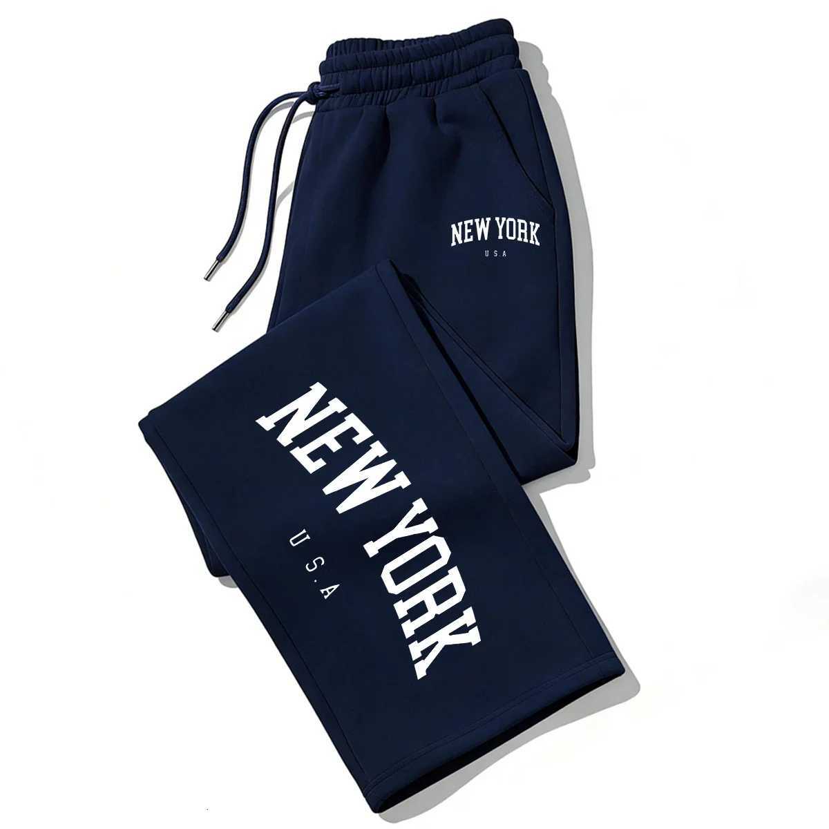 Men's Pants NEW YORK Printed Jogger Pants for Men Women Breathable Sweatpants for Running Casual Wear D260924 - view 7