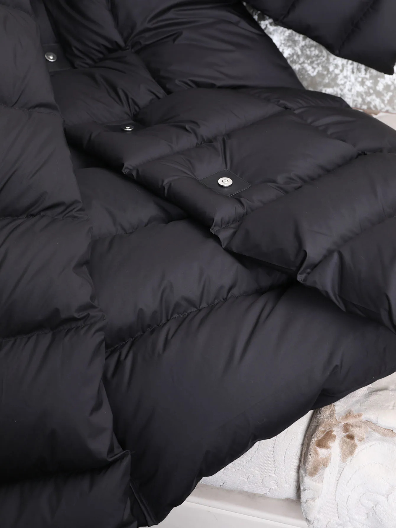 Super thick 400g filling White duck down Bread Coat Female Winter Women's Extended Knee-Length y down Jacket Warm 260923 - view 5