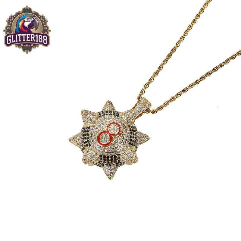 RQ 2026 Hip Hop Jewelry Pendant vvs Moissanite Men's Hip Hop Rock Jewelry