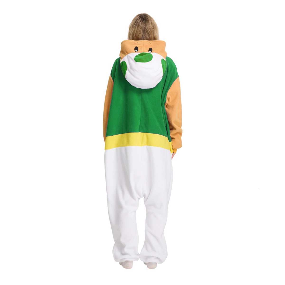 Sleep Lounge Women's ELEIMOS Halloween Onesie Green Mushrooms For Women Men Adult Animal Kigurumis Pyjamas Cartoon Pajama Homewear Cosplay Costum - view 7