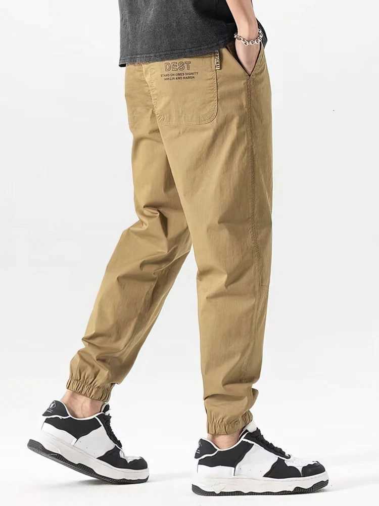 Men's Pants Ice silk Jogger Pants Men Spring Summer Casual Baggy Sport Work Trousers Thin Quick-dry Sweatpants Male Tactical Outdoor D260924 - view 7