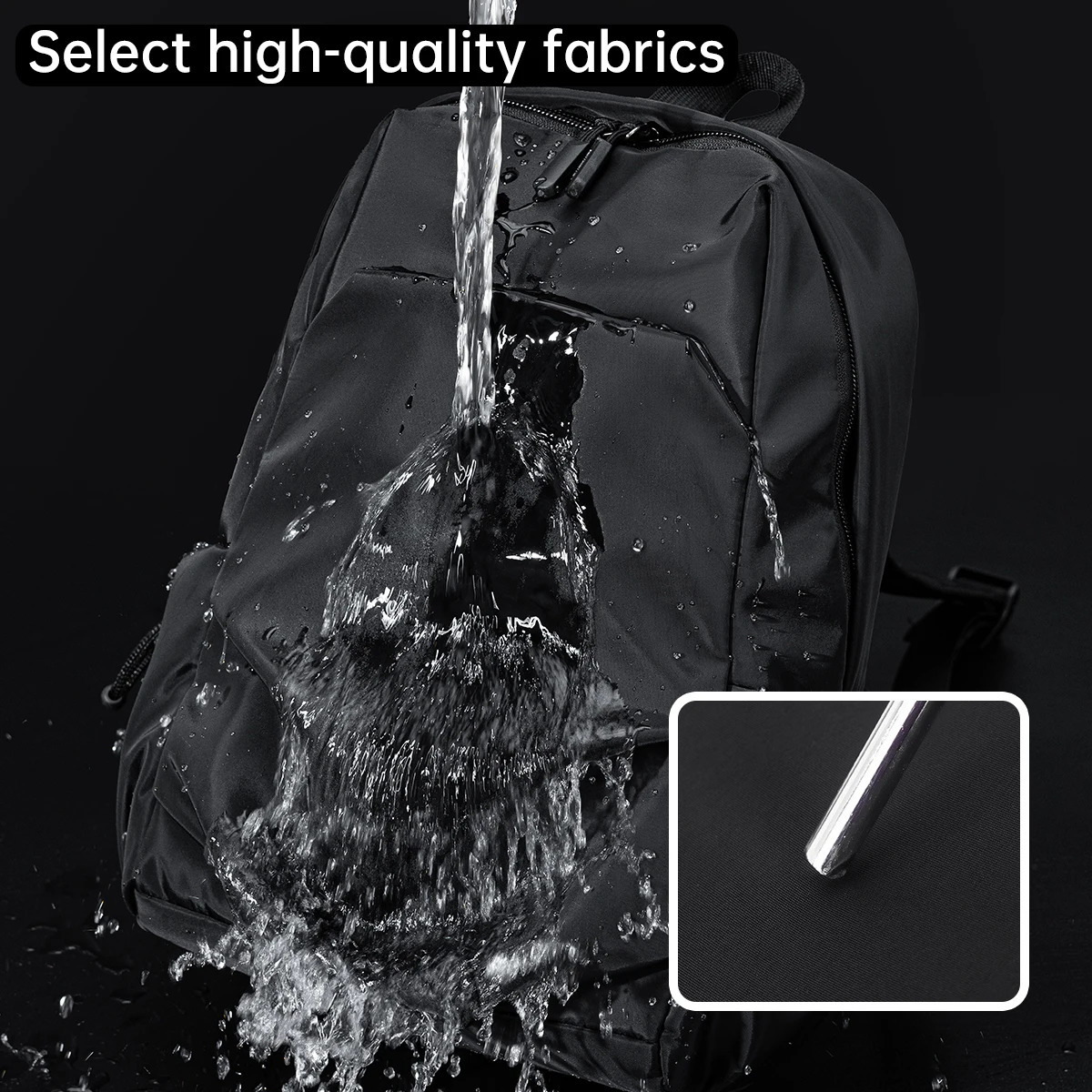 Lightweight Mini Backpack for Men Versatile for Travel Outdoor Hiking Mountaineering Casual Small Backpack Student School Bag Fishing Outings Meetings - view 7