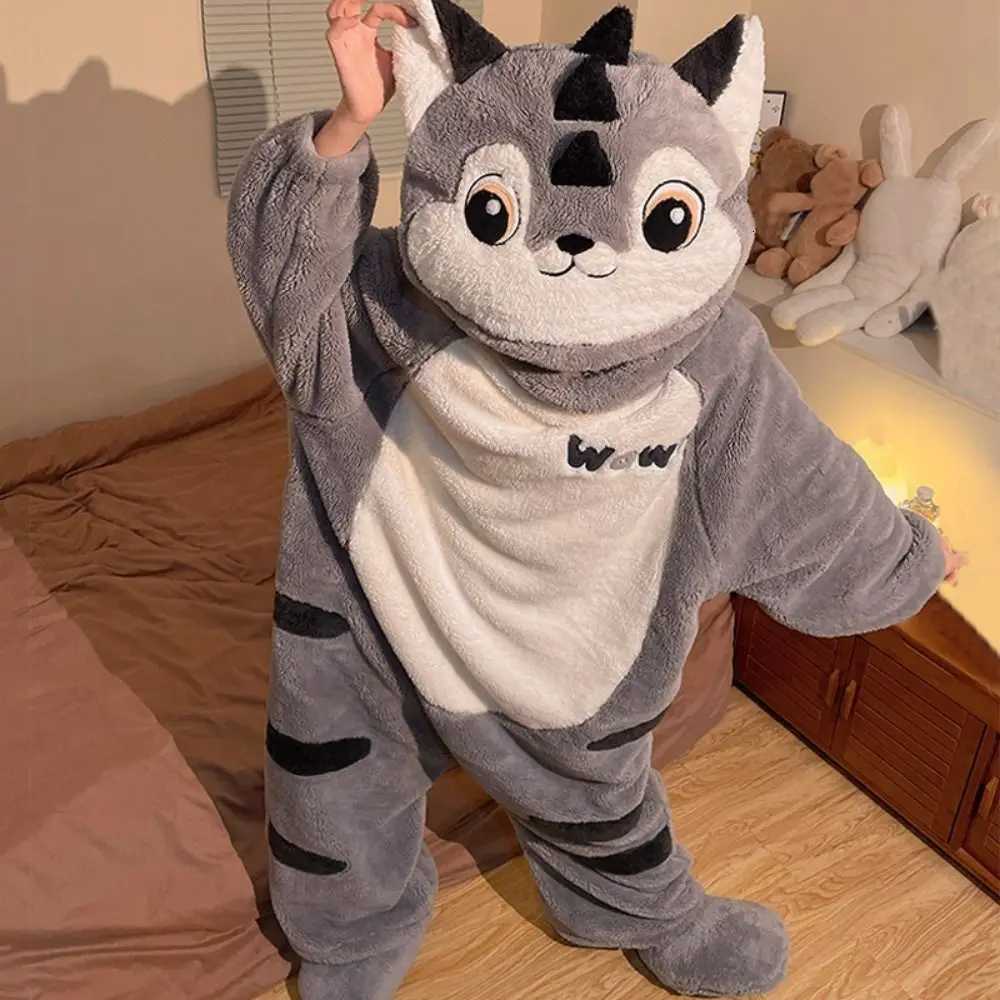 Lounge Women's Sleep Coral Fleece Pig Onesie Pajamas 3D Ears Design Hooded Style Lounger Robe Oversized Fit Warm Adult Wearable BlanketC260924 - view 5