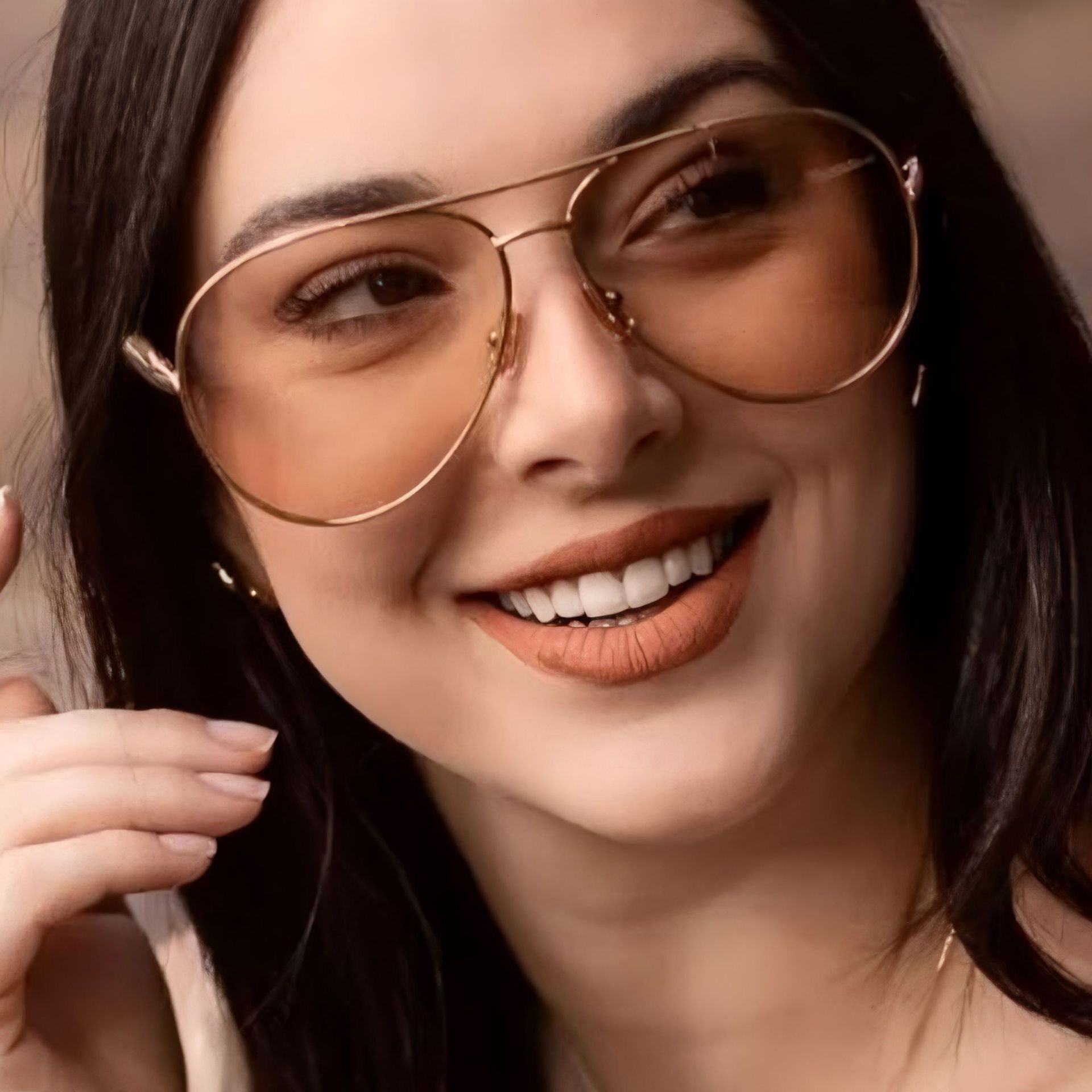 Luxury Brand Designer Sunglasses New Large Frame Double Bridge Toad Sardine Leg Personality Versatile Internet Celebrity Street Style Unisex Sunglasse - view 4