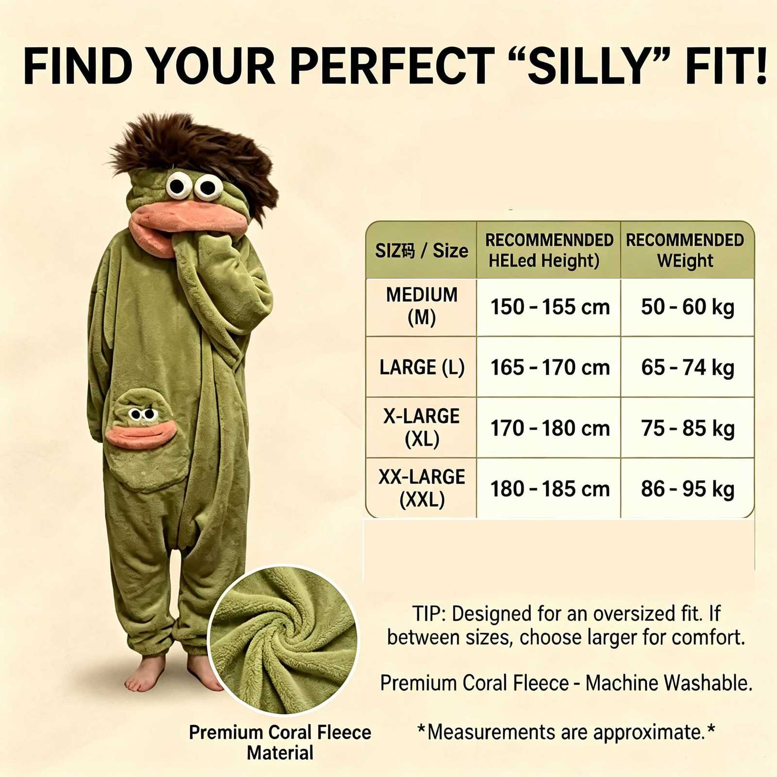 Lounge Women's Sleep New Big Mouth Monster Cartoon Jumpsuit Thickened Soft Coral Fleece Warm Winter Loungewear Funny Hooded Homewear Onesie Pajam - view 4