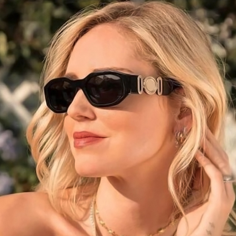 Luxury Brand Designer Sunglasses New European And American Style Small-Frame Unique Polygonal Irregular Head-Shaped Sunglasses, Trendy For Cross-Borde - view 3