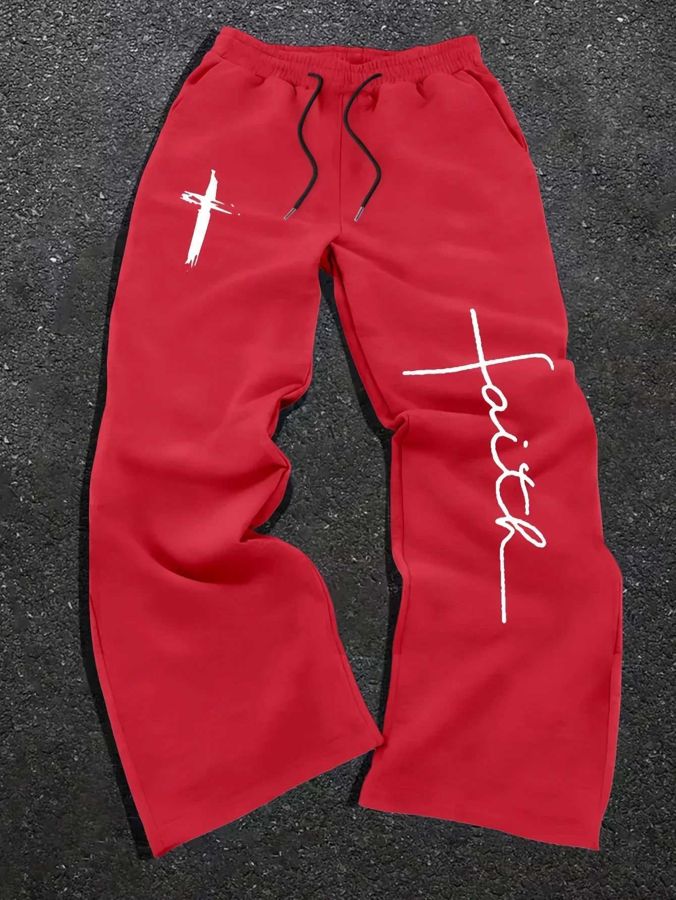 Men's Pants 2026 European and American men's casual sports pants jogging training pants men's gym pants daily straight pants D260924 - view 4