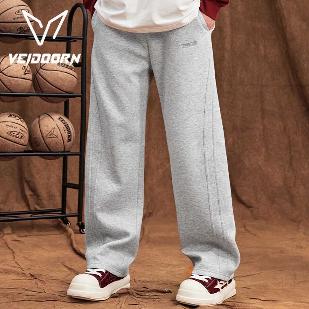 Men's Pants 2025 Autumn Men's Training Joggers Loose Fit Sweatpants for Gym Running Casual Wear Straight Leg Tracksuit Pants with Pockets D2