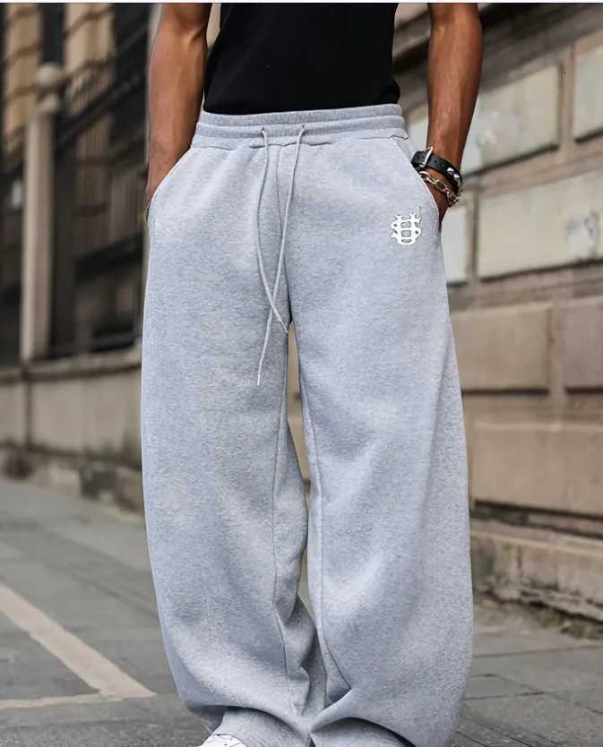 Men's Pants American Knife Street Men's Printed Wide-leg Pants US Dollar Sports Long Pants Cool and Trendy Autumn Men's Gifts D260924 - view 7