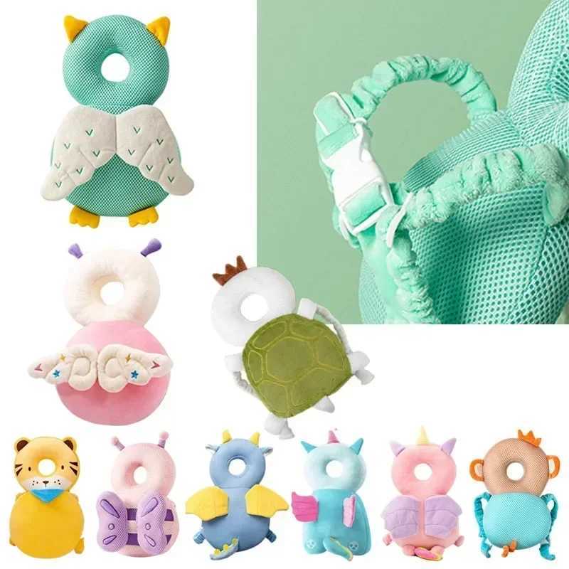 Backpacks Carriers Slings 1-3T Toddler Baby Head Protector Safety Pad Cushion Back Prevent Injured Angel Bee Cartoon Security Pillows Protective Headg - view 6