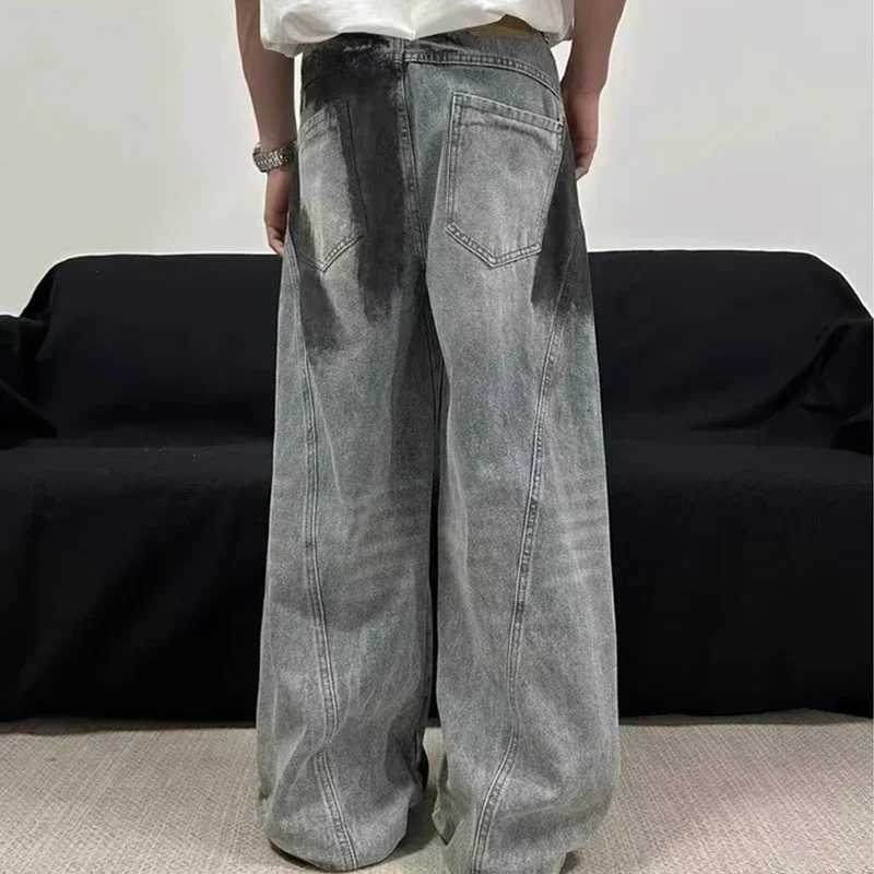 Men's Jeans 2025 New Y2K Vintage Streetwear Baggy Jeans For Men Hip Hop Fashion Ripped Jean Women Punk Harajuku Straight-Leg Denim Pants H260924 - view 6