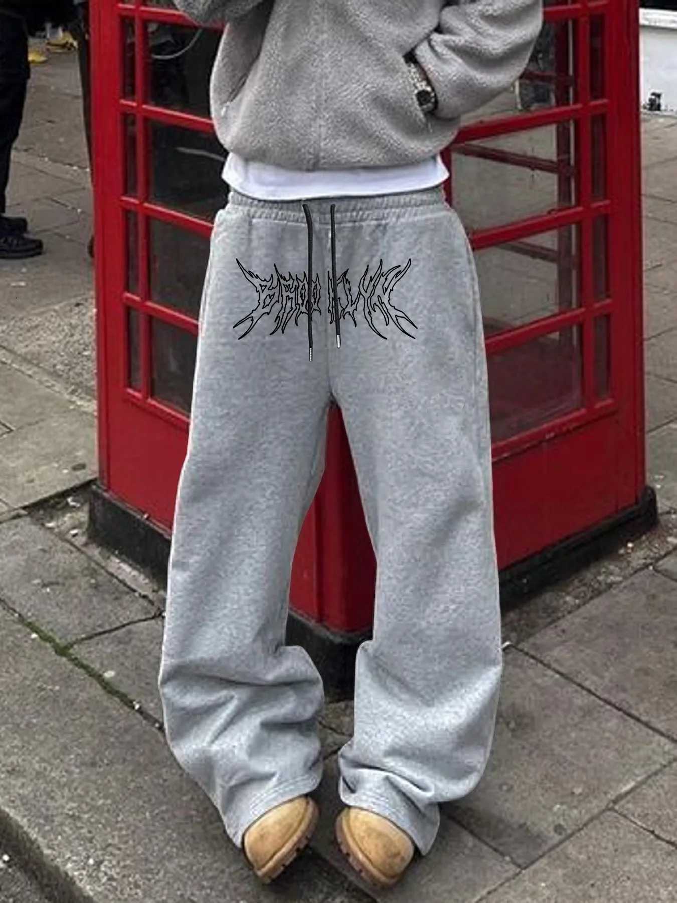 Men's Pants Men'S Print Casual Sweatpants with Elastic Waist and dr1 | Comfortable Long Pants Perfect for Streetwear and Daily Wear D260924