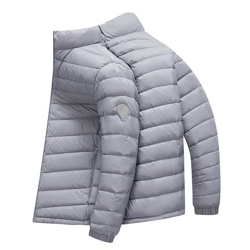 Lightweight Hoodies Outdoor Down Jackets Jacket for Fashionable Men Short Stand-up Collar Casual Autumn and Winter Thin Light Warm and Cold-proof Coat - view 5